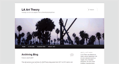 Desktop Screenshot of la-art-theory.com
