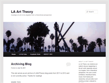 Tablet Screenshot of la-art-theory.com
